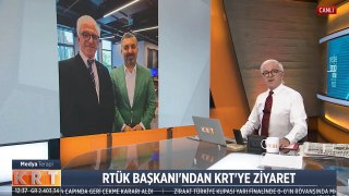 RTÜK Başkanı Ebubekir Şahin'den KRT'ye ziyaret etti