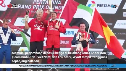 Pembalap Rusty Wyatt menang F1 Powerboba Danau Toba 2024