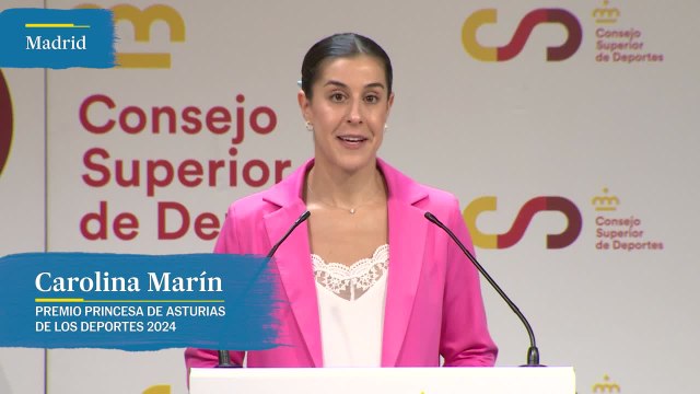 Carolina Marín, tras ganar el Princesa de Asturias de los Deportes: Soñaba con ganar este premio