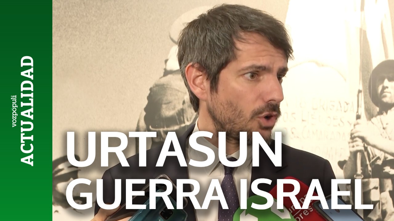 Urtasun también califica de "genocidio" la actuación de Israel en Gaza