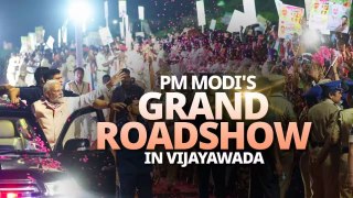 Vijayawada లో దద్ధరిల్లుతున్న PM Modi, Chandrababu, Pawan Kalyan Road Show..|Oneindia Telugu