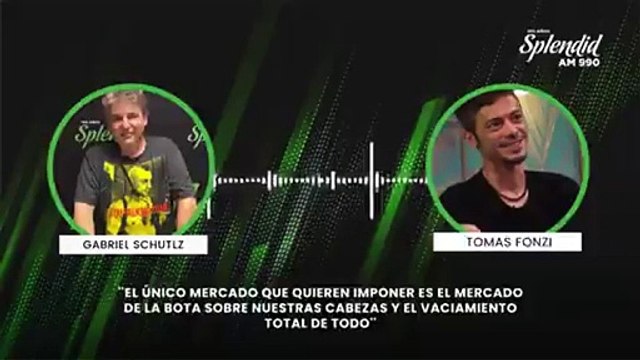 Tomás Fonzi: El único mercado que quieren imponer es el de la bota sobre nuestras cabezas