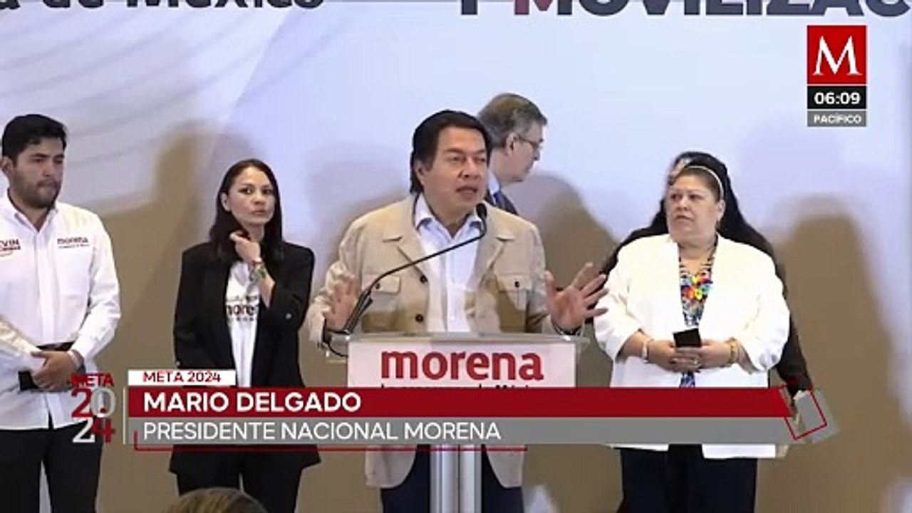 Mario Delgado pide a INE realizar investigaciones a la "marcha por la democracia"
