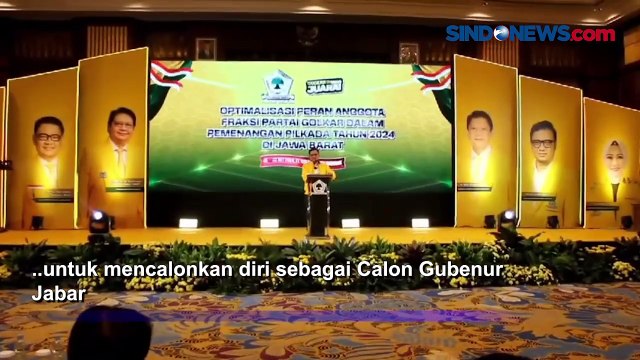 Golkar Dorong Ridwan Kamil Maju Pilgub Jabar, Masyarakat Puas Dengan Kinerja Kang Emil