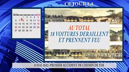 Ce Jour-là – 08 Mai 1842 : pemier accident du Chemin de Fer – 08 Mai 2024