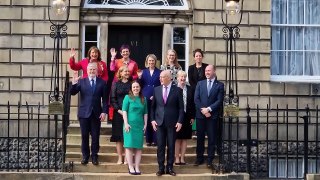 First Minister John Swinney presents his new Cabinet at Bute House