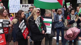 Jewish woman calls for peace at Palestine rally in Portsmouth