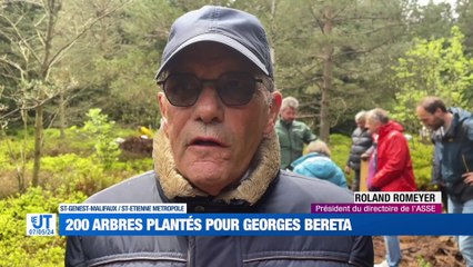 Une plantation d'arbres en hommage à Georges Bereta