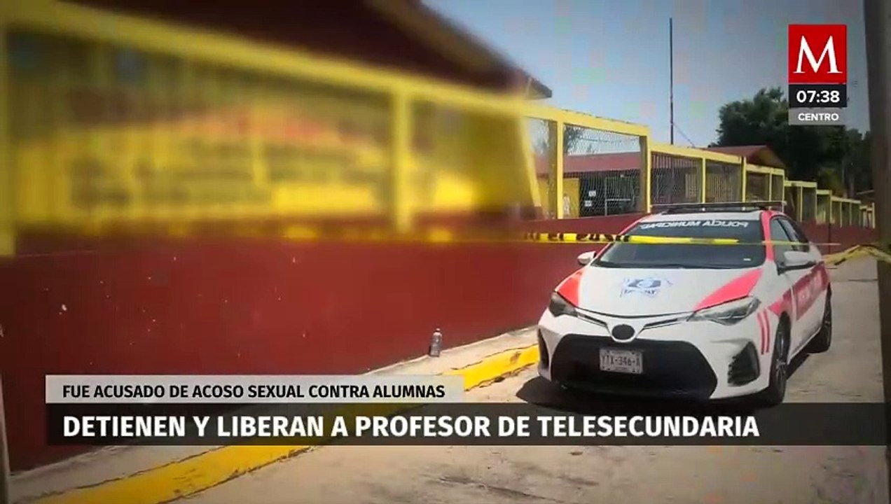 En Veracruz, detienen y liberan a un maestro acusado de acoso sexual a alumnas