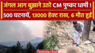 Uttarakhand Forest Fire: जंगलों में लगी आग, CM Pushkar Dhami ने संभाला मोर्चा | वनइंडिया हिंदी