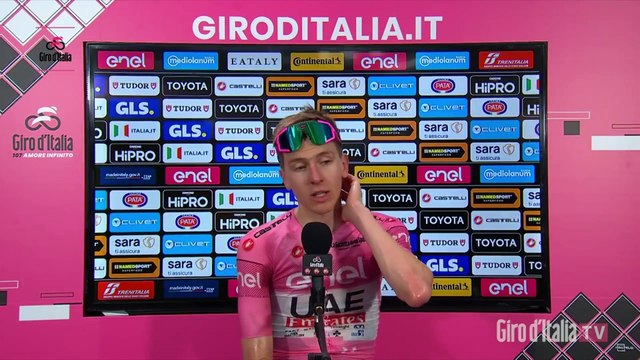 Cycling - Giro d'Italia 2024 - Tadej Pogacar after stage 5 : It was not the best tactic from Alpecin-Deceuninck...