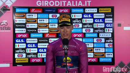 Cycling - Giro d'Italia 2024 - Jonathan Milan after stage 5 : "I'm really happy for Benjamin Thomas, chapeau to him"