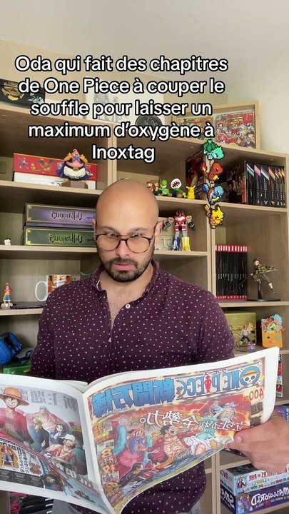 Oda qui fait des chapitres de One Piece à couper le souffle pour laisser un maximum d’oxygène à Inoxtag