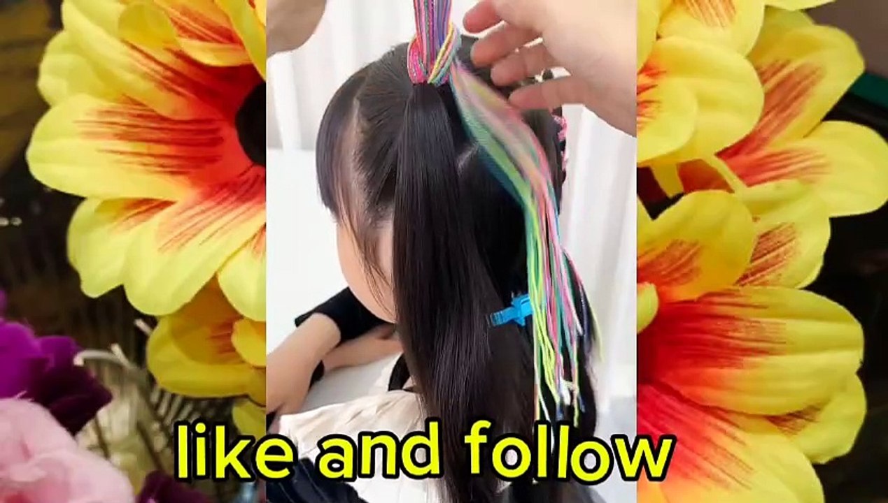 Pony tail hair style easy way to learn ponytail | kids fun - video ...