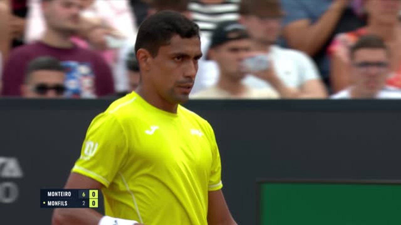 Rome - Monfils sorti sans flamme