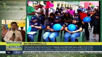 Recolección de firmas en Venezuela contra sanciones