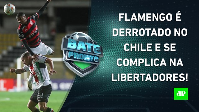 Flamengo PERDE pro Palestino e CAI para 3º na Libertadores; Corinthians VENCE na Sula! | BATE-PRONTO