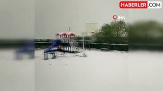 Ardahan'da Mayıs'ta kar sürprizi