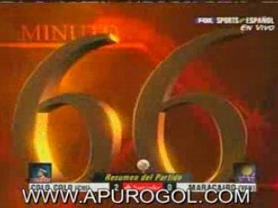 Colo Colo 2 Maracaibo 0 Goles de Biscayzacu y Lucas Barrios