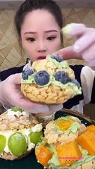 #33 Desserts mukbang/ASMR || Cream puffs