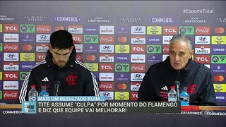 Tite assume culpa por momento do Flamengo