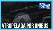 Mulher morre atropelada por ônibus na zona leste de SP