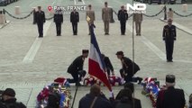 Macron gedenkt Ende des Zweiten Weltkrieges mit feierlicher Zeremonie