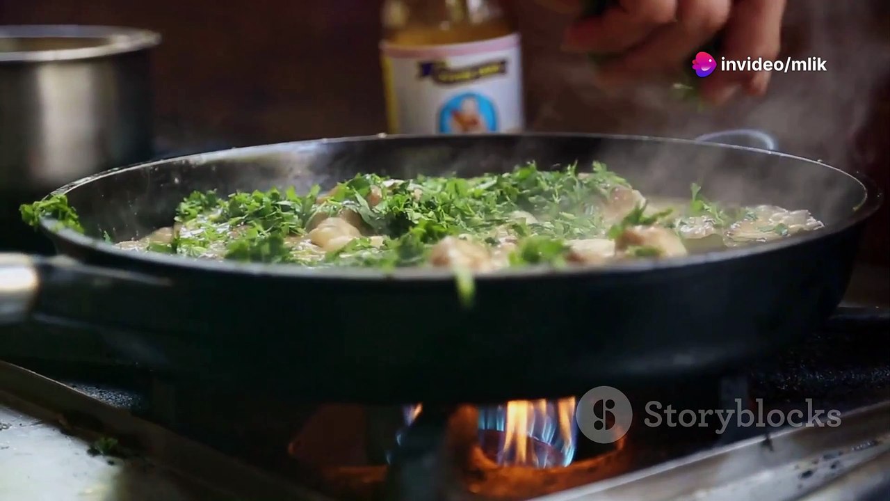 white sauce pasta making