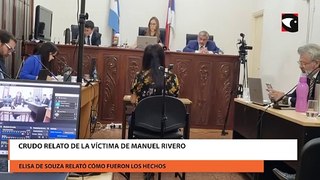 Crudo relato de la víctima de Manuel Rivero