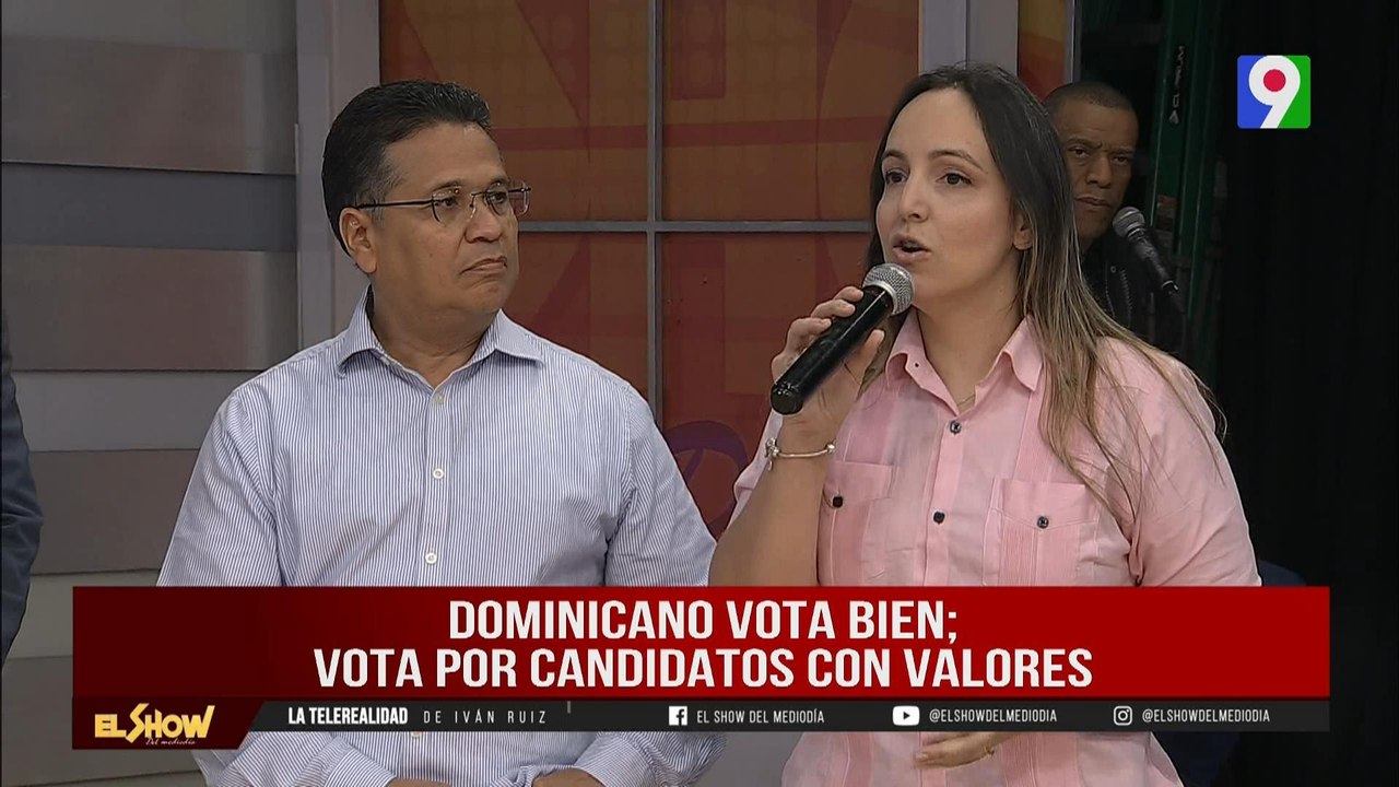 Dominicano no votes por un color; Dominicano Vota bien | El Show del Mediodía
