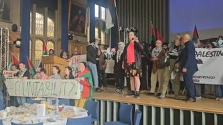 Pro-Palestine protesters disrupt University of Sheffield awards ceremony