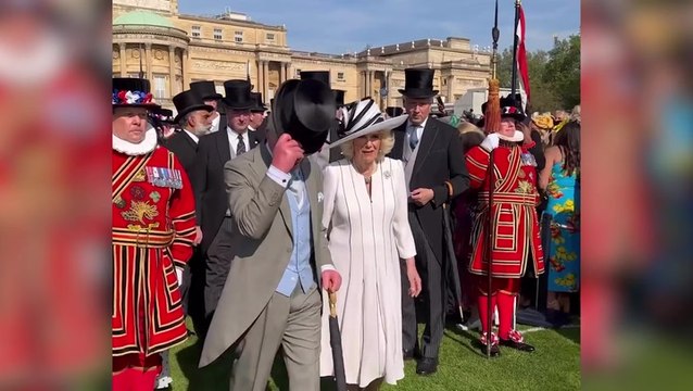 King hosts garden party with senior royals as Prince Harry misses reunion