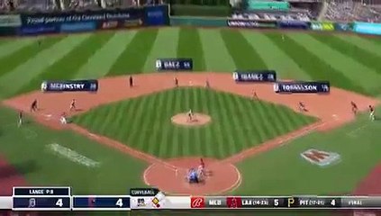 MLB: Brayan Rocchio mató el juego ante Detroit