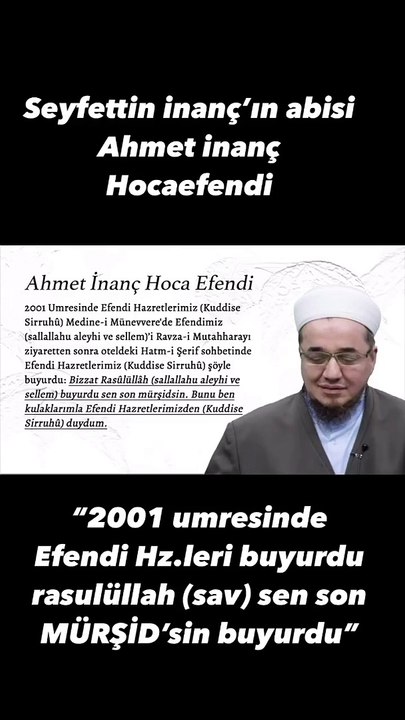 Mahmud Efendi son mürşiddir.