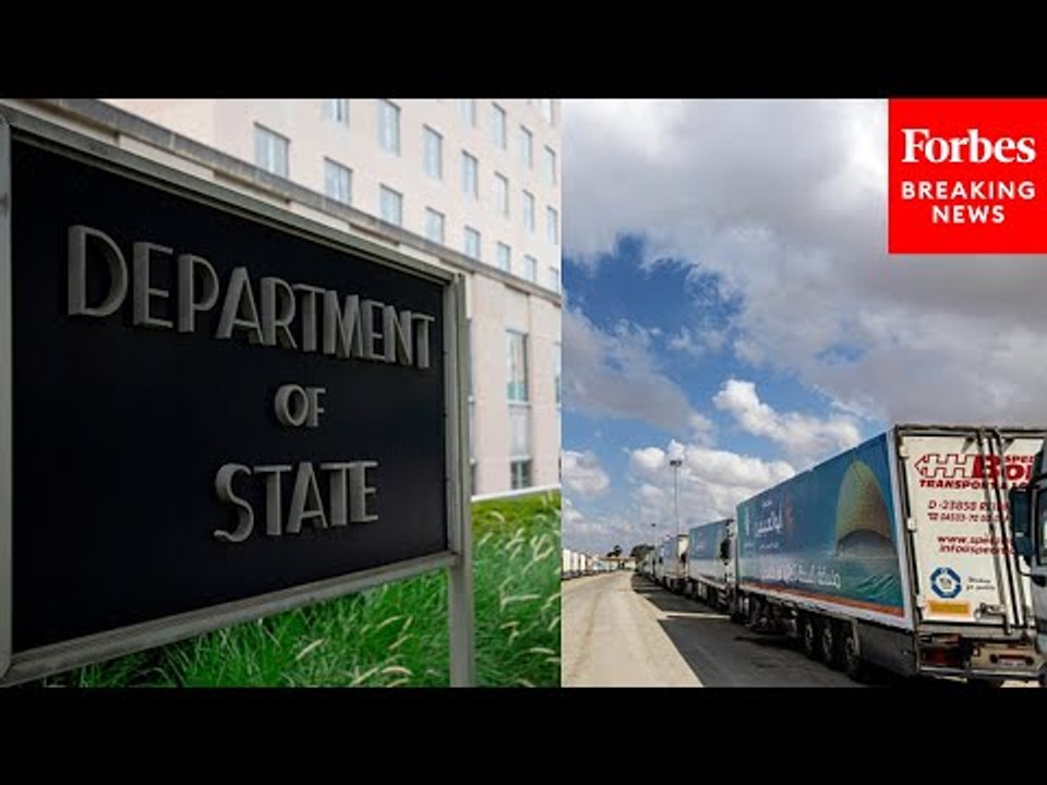 State Dept Spox Announces Rafah Is Planned To 'Reopen For Fuel' Following Israeli Operation
