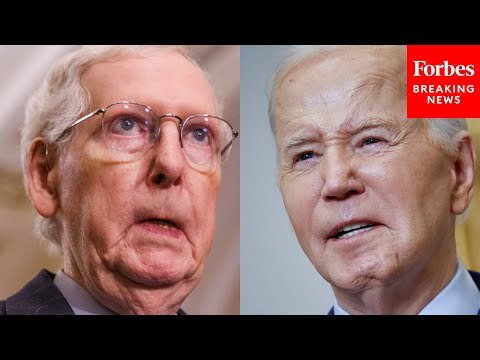'He Either Isn't Listening Or Doesn't Care': Mitch McConnell Rips Into Biden Over Loan Forgiveness