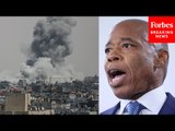 'Do You Feel That's An Accurate Description?': Eric Adams Pressed On Describing Gaza As 'Genocide'