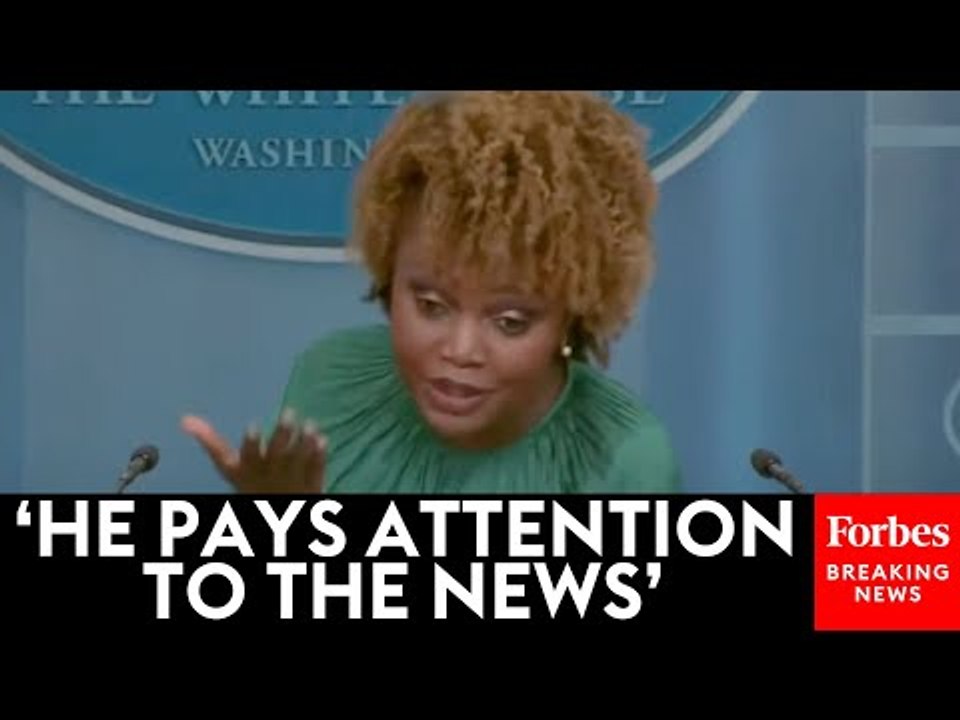 Karine Jean-Pierre Hints Biden May Be Following Trump Hush-Money Trial After Stormy Daniel Testimony