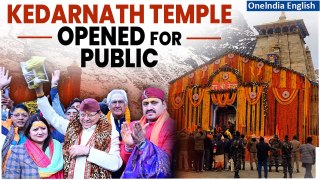 Kedarnath Dham: Door Opens for Public on Occasion of Akshay Tritiya,Uttarakhand CM Joins Celebration