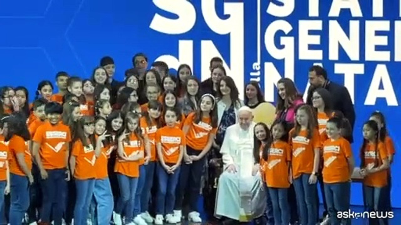 Accoglienza in festa per il Papa agli Stati a Generali della Natalit?