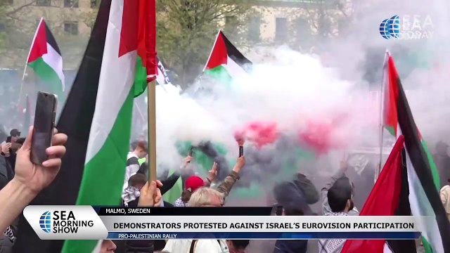 Demonstrators Protested Against Israel’s Eurovision Participation