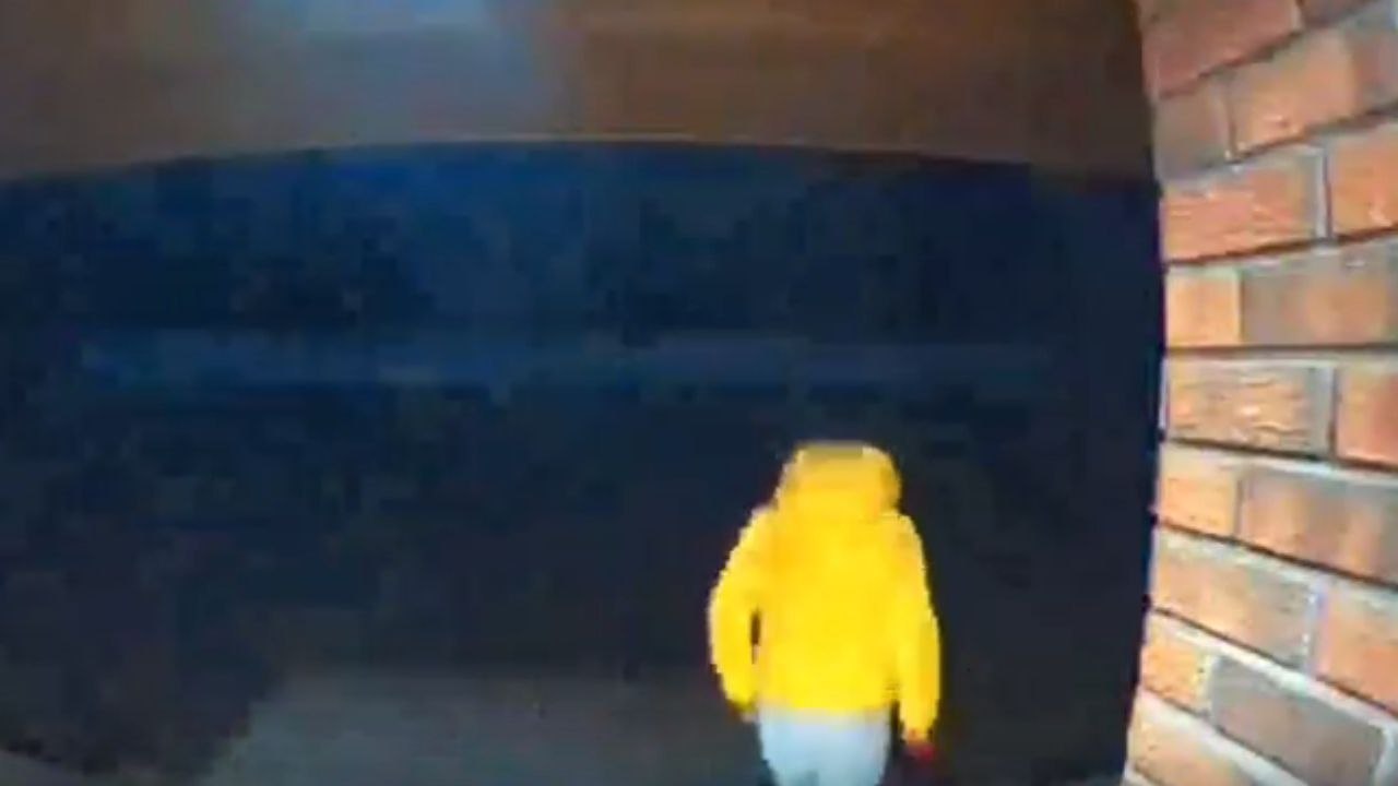 Doorbell camera captures woman getting trolled...