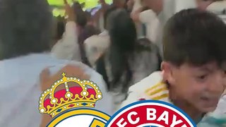 La celebración del Bernabéu