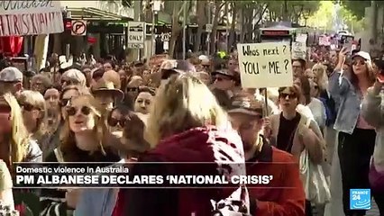 Australian PM declares 'national crisis' over rise in violence against women