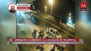 Hombre amenaza con atropellar y asesinar a candidata de Morena en Yecapixtla