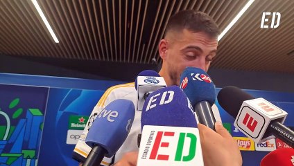 Joselu, muy feliz tras meter al Real Madrid en la final