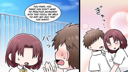 I thought I was just her practice partner, but she asked me to answer her so I did...