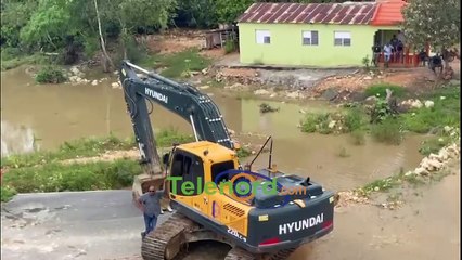 Temor entre residentes de La Raya de Villa Riva ante aumento caudal del rio Yuna