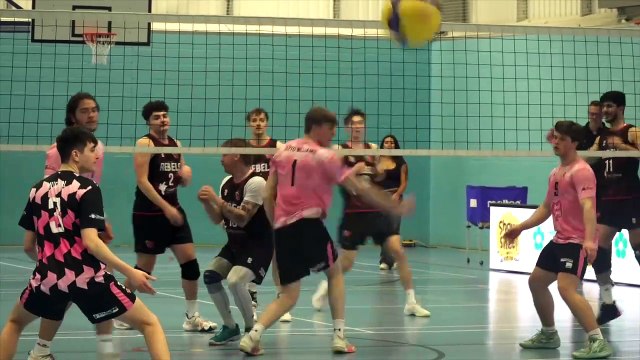 Cross-country charity volleyball match held in Maidstone