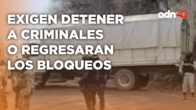 Pobladores realizan bloqueos en la comunidad de Tierra Caliente y exigen detener a delincuentes